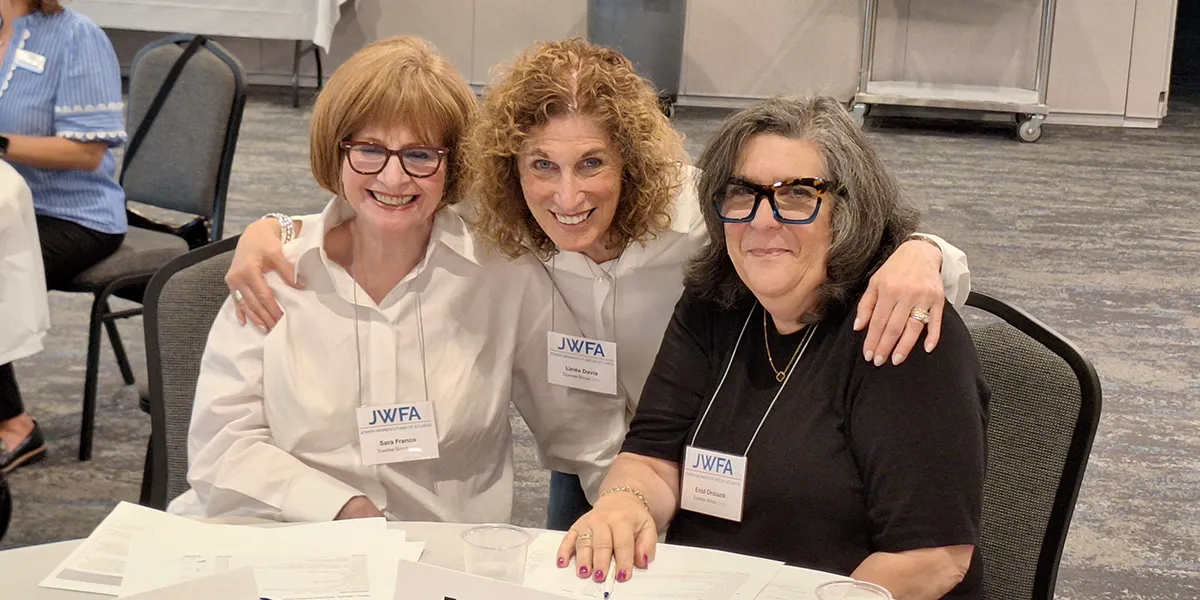 meet-trustees JWFA members at an event